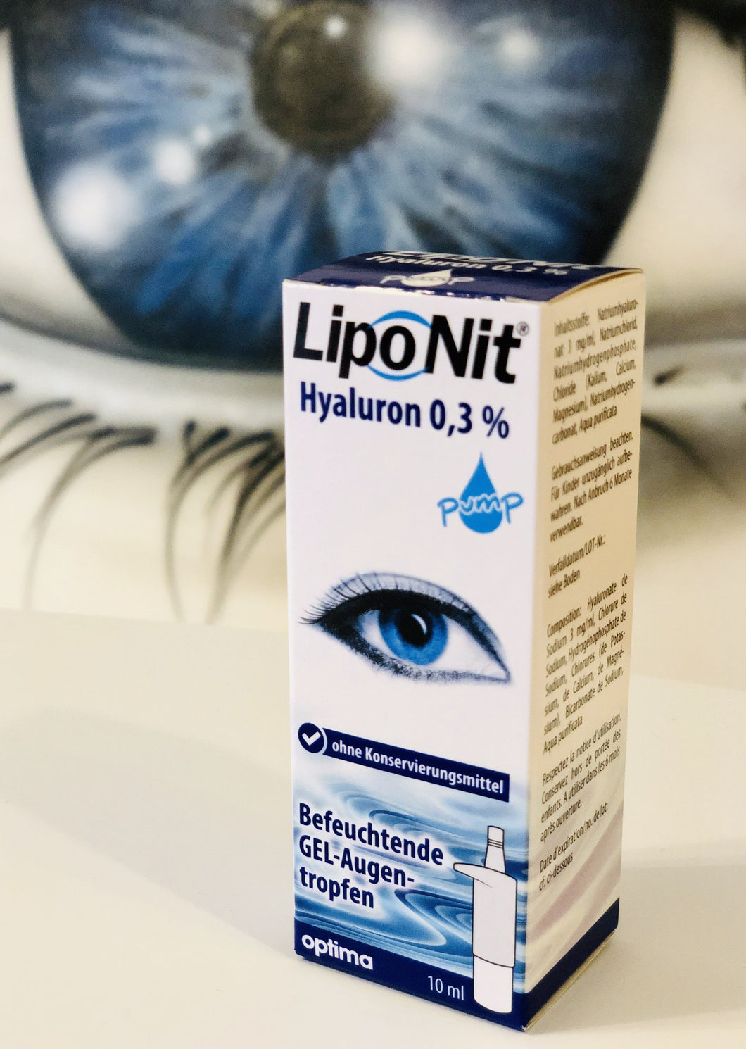 LipoNit Augentropfen GEL mit Hyaluron 10ml
