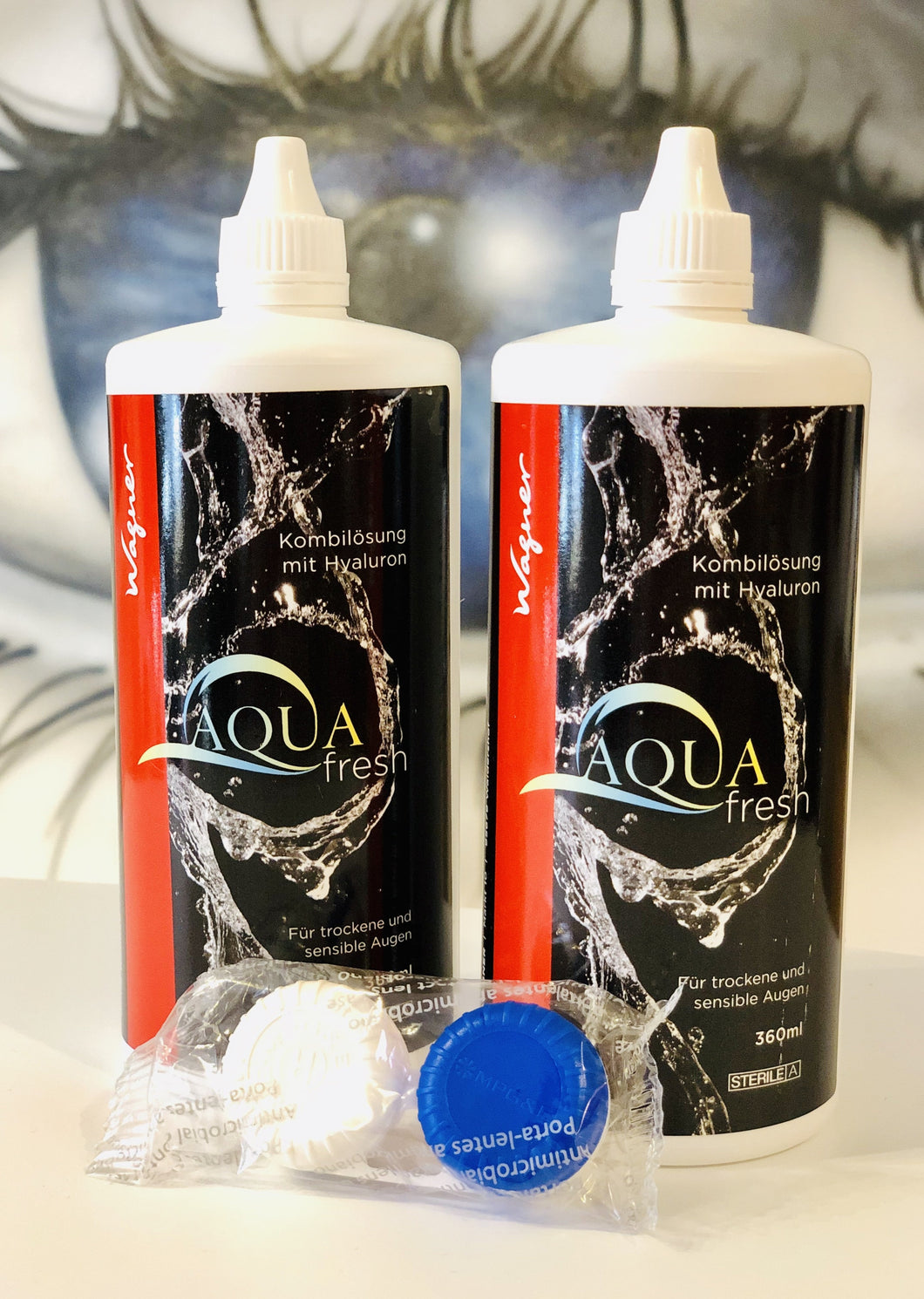 Aqua fresh Kombilösung Sparpack mit Hyaluron 2x 360ml