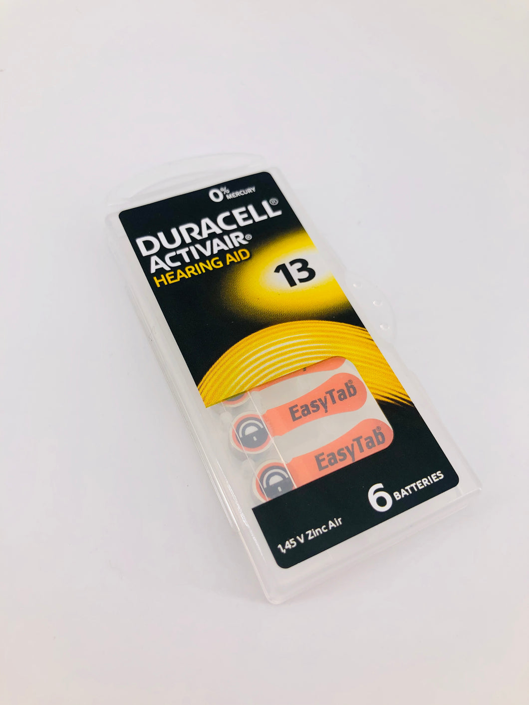Hörgerätebatterien Duracell Activair 13 (1 Päckchen (6 Batterien))