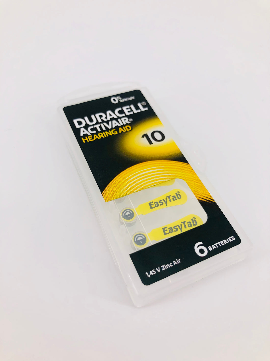 Hörgerätebatterien Duracell Activair 10 (1 Päckchen (6 Batterien))
