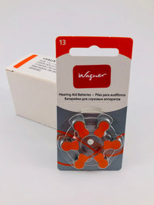 10er Sparpackung Hörgerätebatterien Wagner Nr. 13 (10 Päckchen (a`6 Batterien))